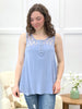 Blue Haven Crisscross Back Sleeveless Top