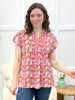 Dear Scarlett Blooming Charm Short Sleeve Top