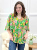 Dear Scarlett Tropical Bliss Half Sleeve Top