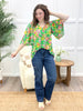 Dear Scarlett Tropical Bliss Half Sleeve Top