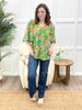 Dear Scarlett Tropical Bliss Half Sleeve Top