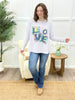 Love Patch Lavender Rib Knit Mineral Washed Top