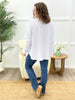 Love Patch Lavender Rib Knit Mineral Washed Top