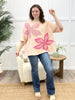 Oli & Hali Blush Bloom Mineral Wash Terry Top