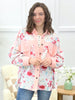 Pink Wildflower Oasis Button-Up Top