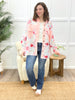 Pink Wildflower Oasis Button-Up Top