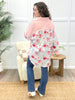 Pink Wildflower Oasis Button-Up Top