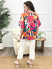 Sunset Paradise Ruffle Sleeve Top