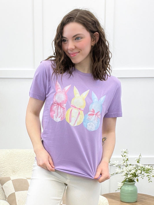 Pastel Bunny Trio Tee