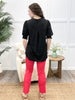 Dear Scarlett Effortless Charm Liz Top - Black