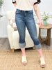 Ella Jane High Waist Tummy Control Capris by Judy Blue