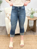 Ella Jane High Waist Tummy Control Capris by Judy Blue