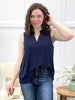 Dear Scarlett Subtle Muse Liz Tank Top - Navy