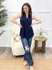 Dear Scarlett Subtle Muse Liz Tank Top - Navy