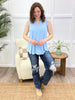 Dear Scarlett Subtle Muse Liz Tank Top - Blue