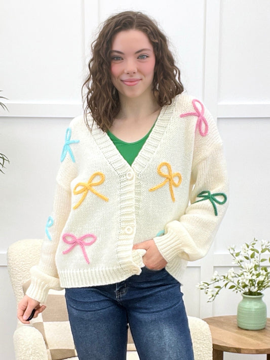 Charming Bows Cardigan