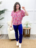 Dear Scarlett Paisley Blooms Sadie Top - Pink