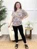 Dear Scarlett Paisley Daydream Sadie Top - Black