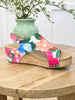 Corkys Volta II Floral Bliss Cork Wedge Sandals