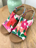 Corkys Volta II Floral Bliss Cork Wedge Sandals