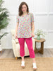 Dear Scarlett So Enchanted Boyfriend Tunic Top
