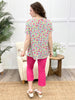 Dear Scarlett So Enchanted Boyfriend Tunic Top