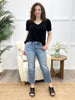 Lucy Beth Crop Straight Leg Jeans