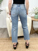 Lucy Beth Crop Straight Leg Jeans