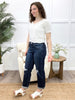 Harper Jo Crop Straight Leg Jeans