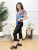 The Peyton Skinny Capri Jeggings - Black