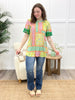 Love Starts To Grow Top - Green Floral