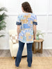 Love Starts To Grow Top - Blue Floral
