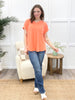 Fiercely vivid Top - Neon Orange