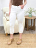 Maddi Nicole White Skinny Capris - Judy Blue