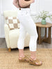 Maddi Nicole White Skinny Capris - Judy Blue