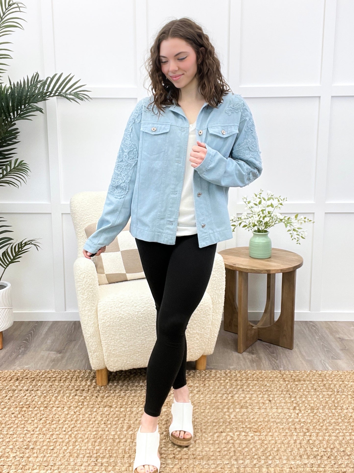 Cloudstone Embroidered Denim Jacket