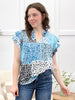 Wild Streak Ruffle Top