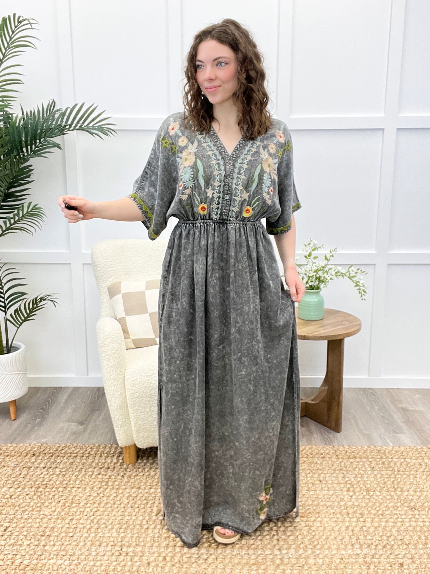 Prairie Blossom Maxi Dress
