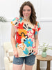 Wild Bloom Ruffle Top