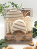 Celavi Deluxe Shower Set 3pc Body Sponge Kit