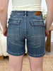 Isabella Utility Mid Length Shorts By Judy Blue