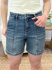 Isabella Utility Mid Length Shorts By Judy Blue