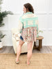 Lace & Petals Mint Vintage Jacket