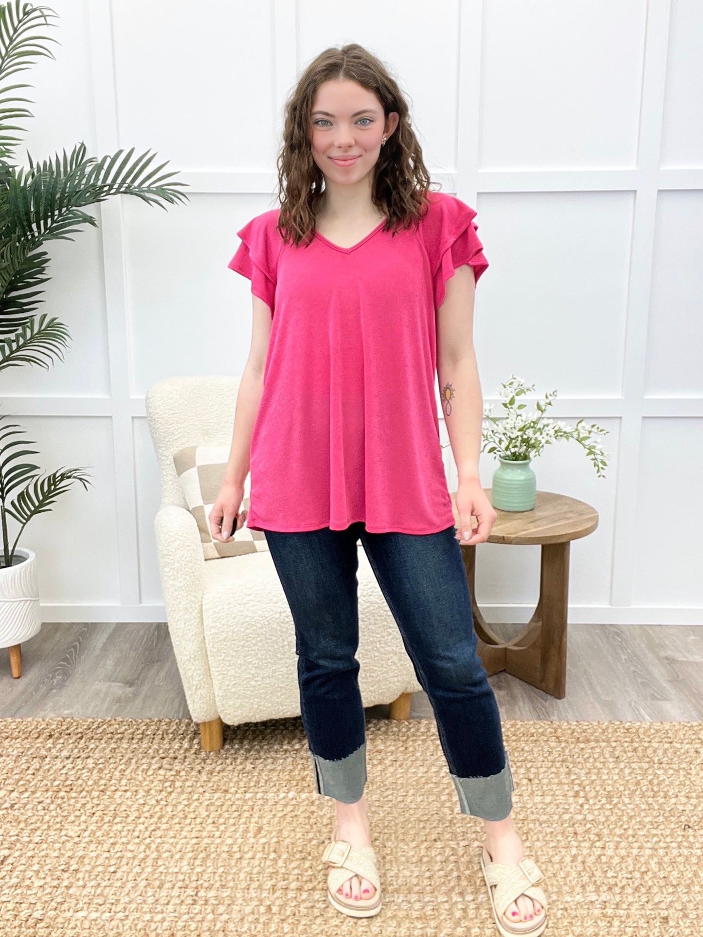 Be Great Top - Fuchsia