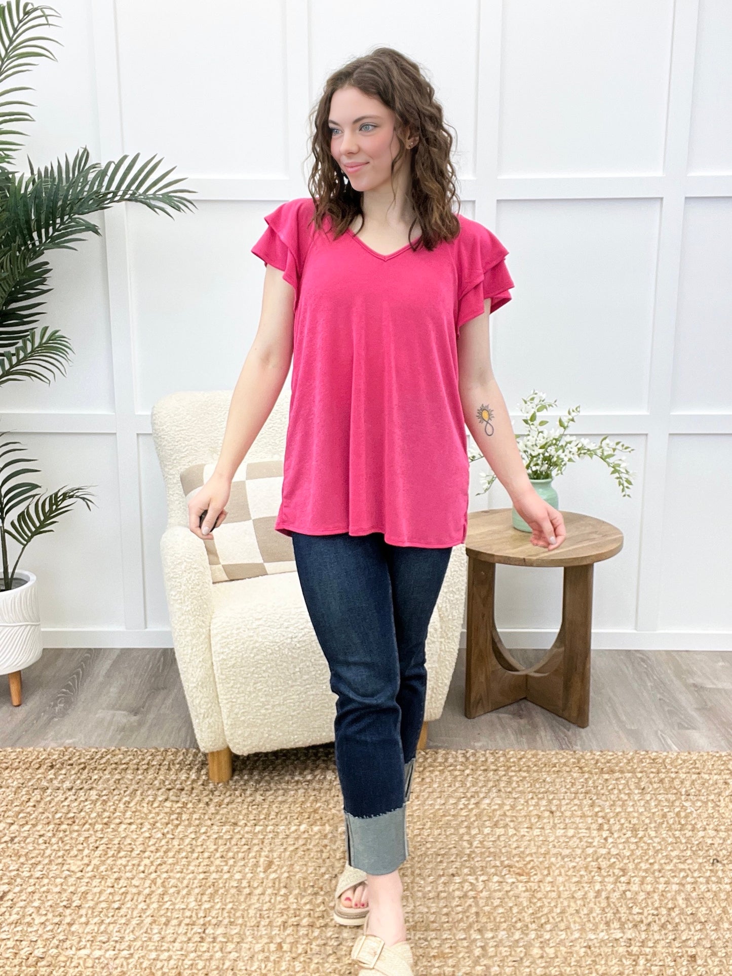 Be Great Top - Fuchsia