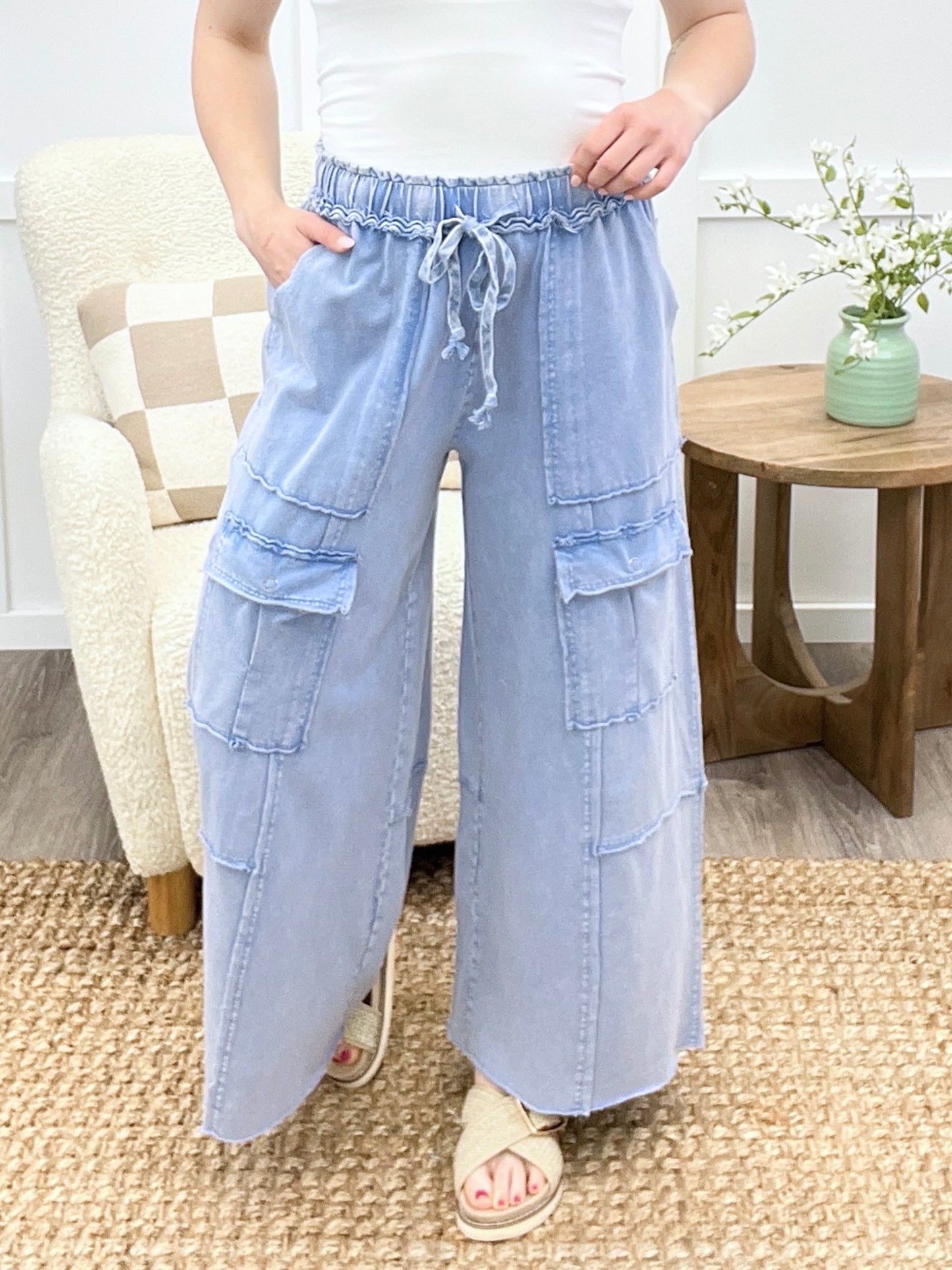 Chill Vibes Cargo Sweatpants