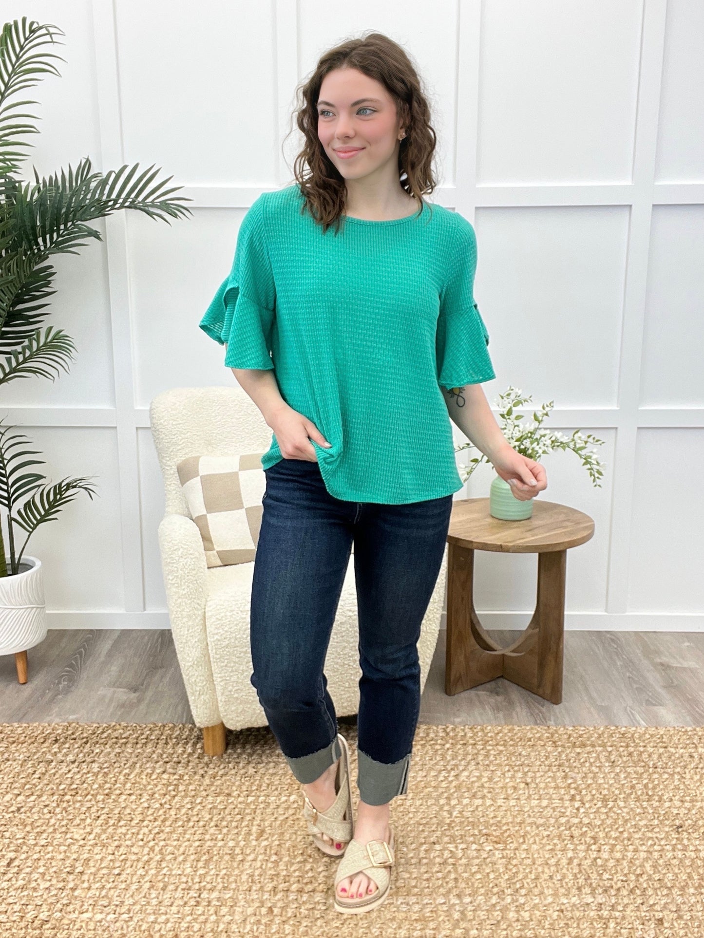 Forever Mine Top - Emerald