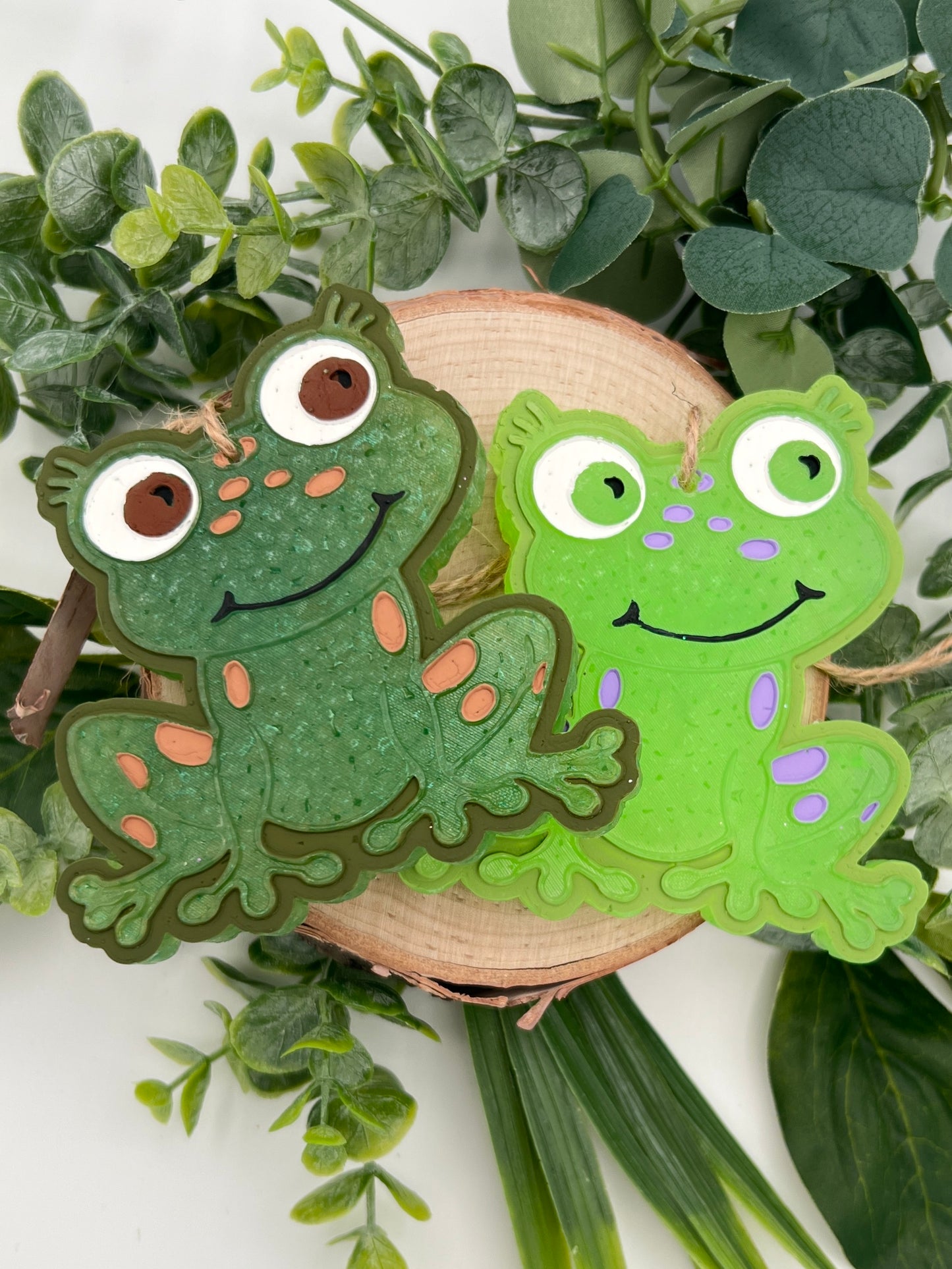 Colorful Frog Car Freshie