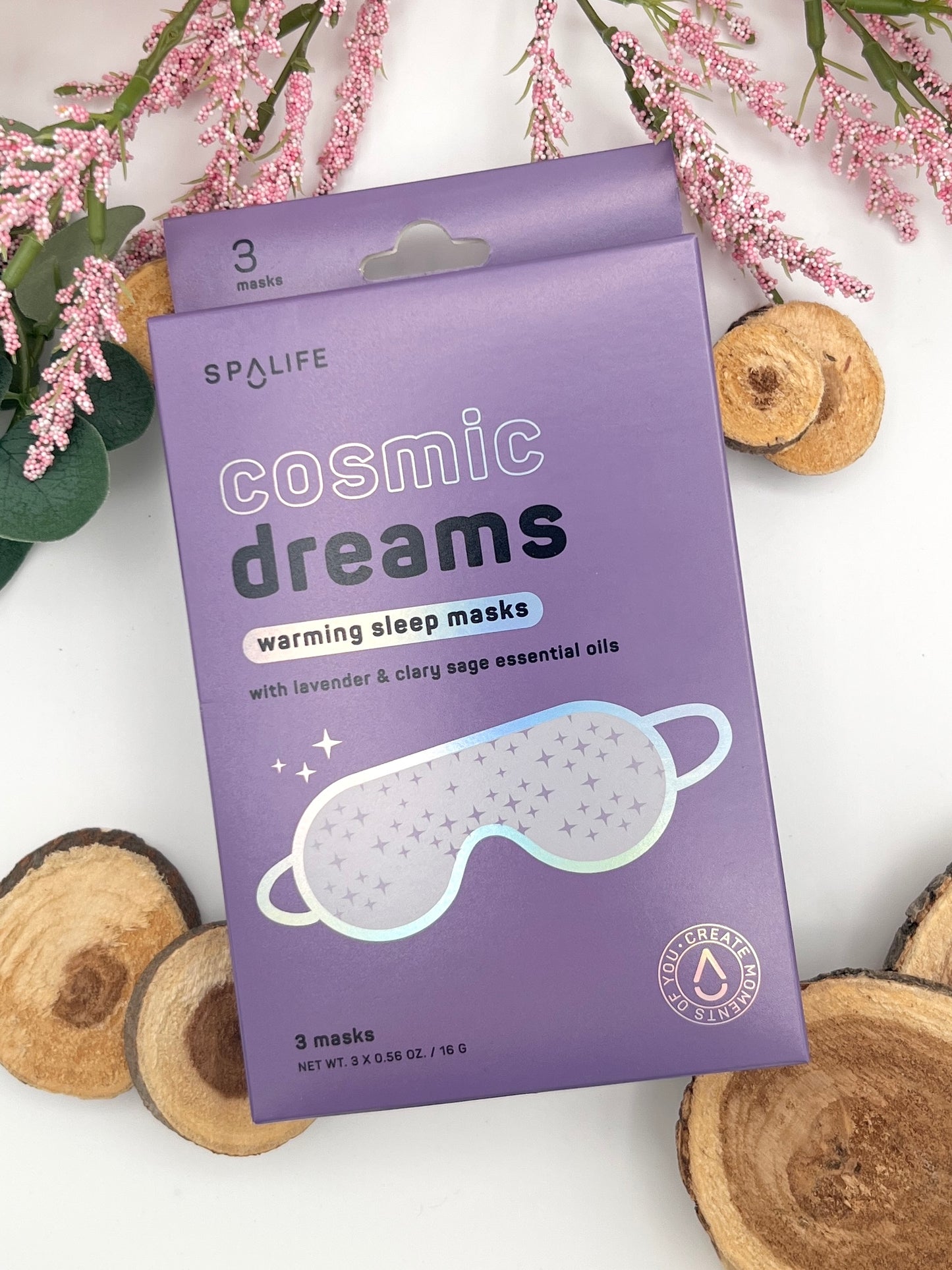 Cosmic Dreams 3-Pack Warming Sleep Mask