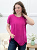 List It Out Top - Fuchsia